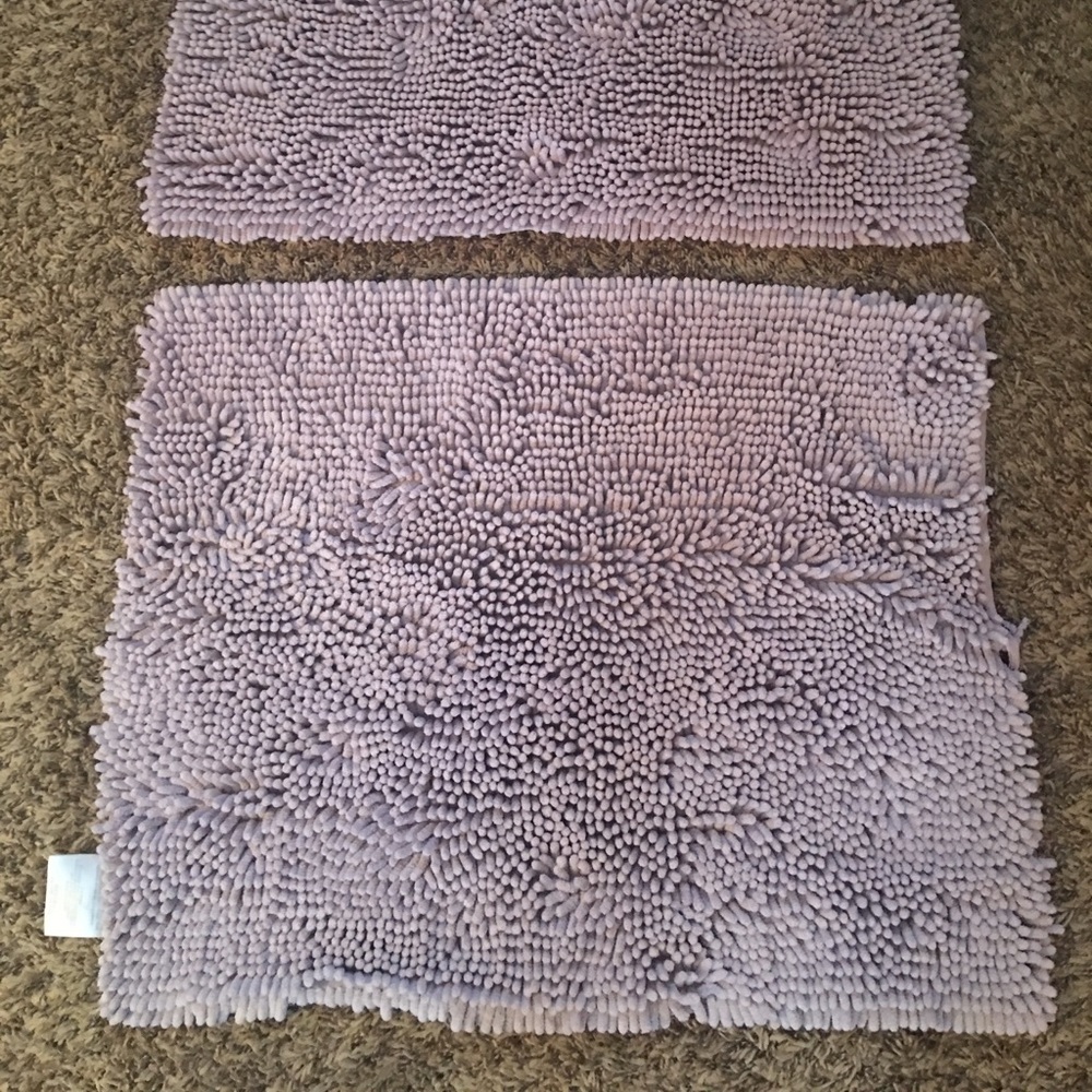 Two Bathroom Rugs